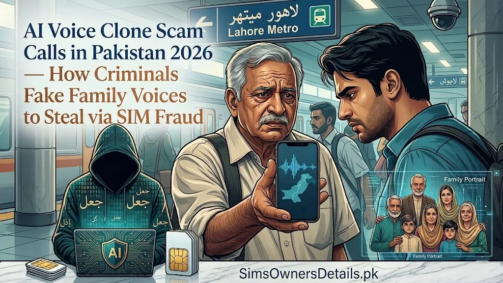 AI Voice Clone Scam Calls in Pakistan 2026 — How Criminals Fake Family Voices to Steal via SIM Fraud