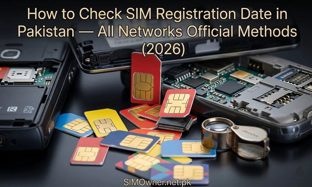 How to Check SIM Registration Date in Pakistan — All Networks Official Methods (2026)