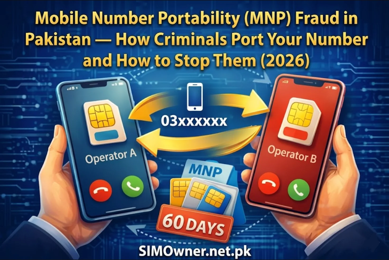 Mobile Number Portability (MNP) Fraud in Pakistan — How Criminals Port Your Number and How to Stop Them (2026)
