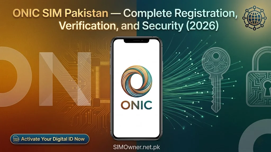 ONIC SIM Pakistan — Complete Registration, Verification, and Security Guide (2026)