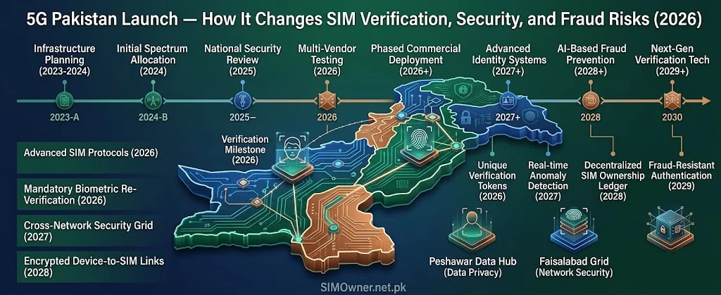 5G Pakistan Launch — How It Changes SIM Verification, Security, and Fraud Risks (2026)