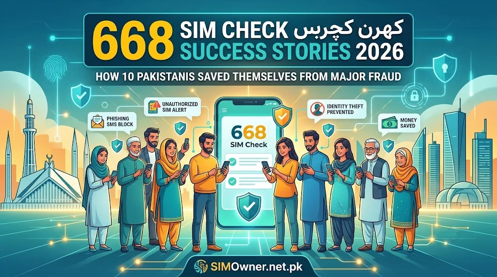 668 SIM Check Success Stories 2026 — How 10 Pakistanis Saved Themselves From Major Fraud