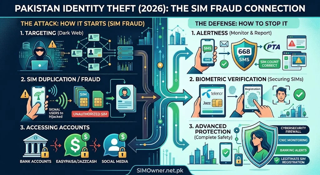 Pakistan Identity Theft — How It Starts With SIM Fraud and How to Stop It Completely (2026)