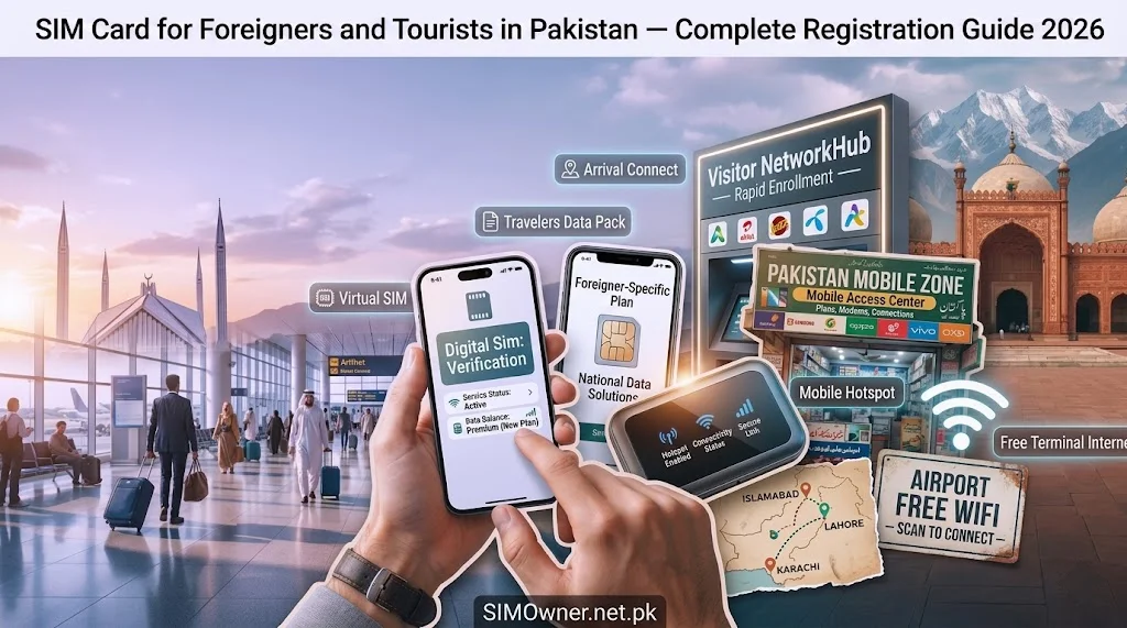 SIM Card for Foreigners and Tourists in Pakistan — Complete Registration Guide 2026