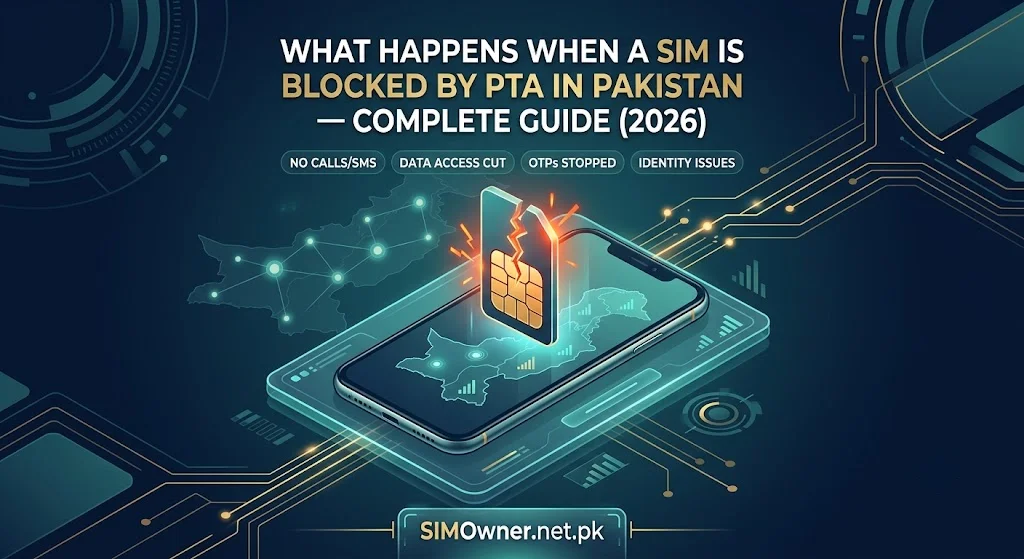 What Happens When a SIM Is Blocked by PTA in Pakistan